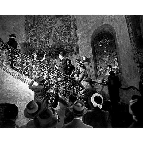 Sunset Boulevard Gold Ornate Wood Framed Art Print with Double Matting by Hollywood Photo Archive