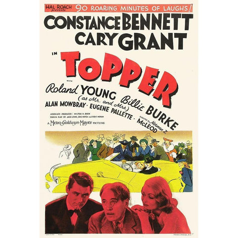 Topper Black Modern Wood Framed Art Print with Double Matting by Hollywood Photo Archive