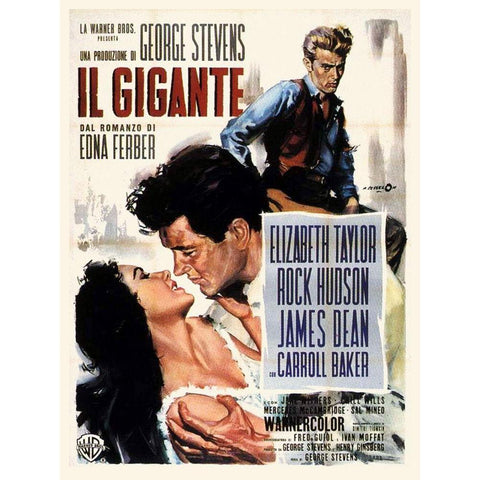 Italian - Giant White Modern Wood Framed Art Print by Hollywood Photo Archive