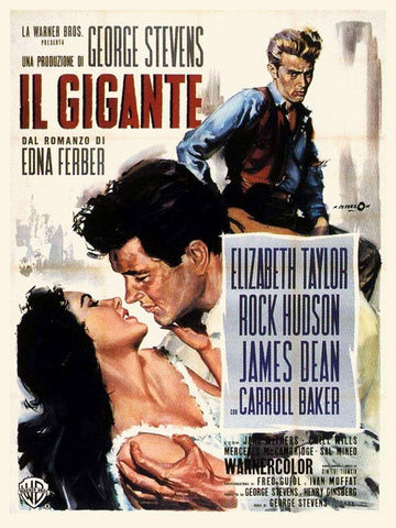 Italian - Giant White Modern Wood Framed Art Print with Double Matting by Hollywood Photo Archive