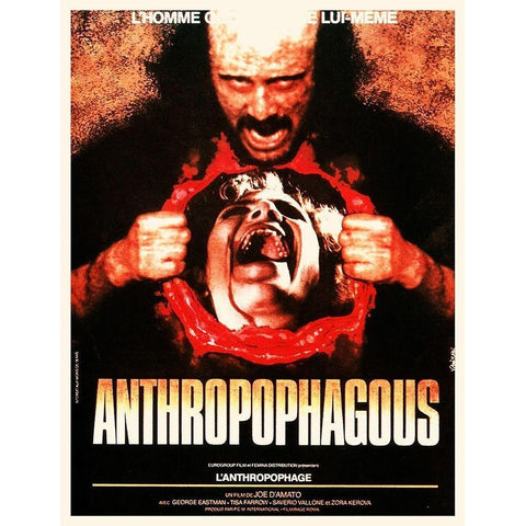 Anthrophagus Black Modern Wood Framed Art Print with Double Matting by Hollywood Photo Archive