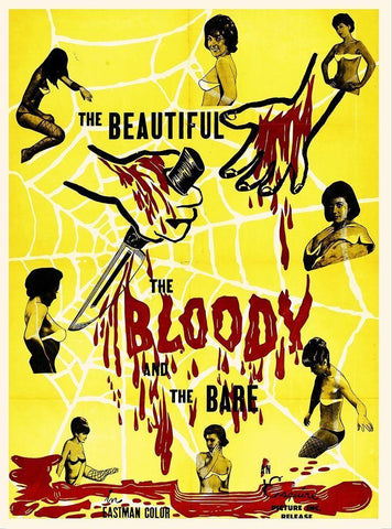 The Beautiful, The Bloody and the Bare Black Ornate Wood Framed Art Print with Double Matting by Hollywood Photo Archive