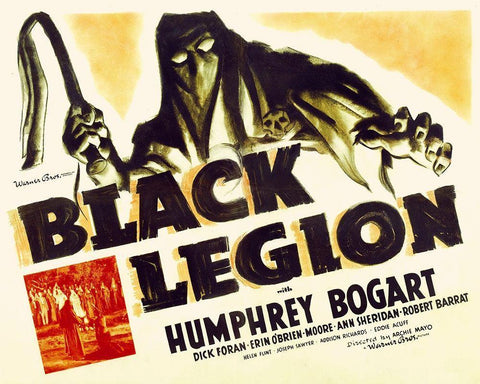 Black Legion Black Ornate Wood Framed Art Print with Double Matting by Hollywood Photo Archive