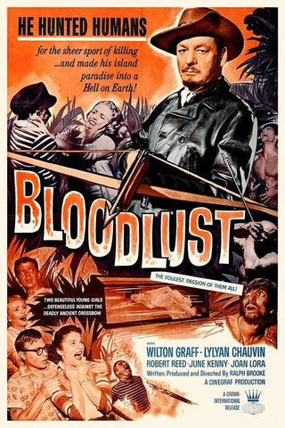 Bloodlust Black Ornate Wood Framed Art Print with Double Matting by Hollywood Photo Archive