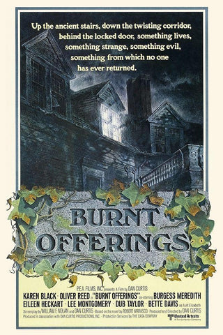 Burnt Offerings Black Ornate Wood Framed Art Print with Double Matting by Hollywood Photo Archive