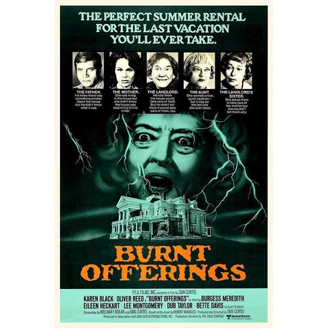 Burnt Offerings Gold Ornate Wood Framed Art Print with Double Matting by Hollywood Photo Archive