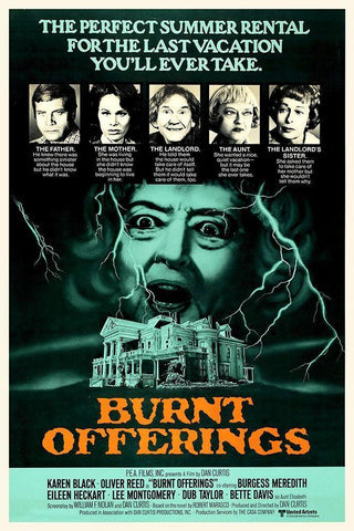 Burnt Offerings Black Ornate Wood Framed Art Print with Double Matting by Hollywood Photo Archive