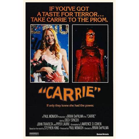 Carrie White Modern Wood Framed Art Print by Hollywood Photo Archive