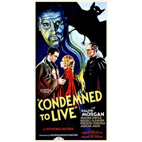 Condemned to Live Gold Ornate Wood Framed Art Print with Double Matting by Hollywood Photo Archive