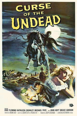 Curse of the Undead Black Ornate Wood Framed Art Print with Double Matting by Hollywood Photo Archive