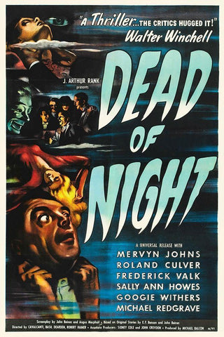 Dead of Night Black Ornate Wood Framed Art Print with Double Matting by Hollywood Photo Archive