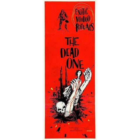 Dead One White Modern Wood Framed Art Print by Hollywood Photo Archive