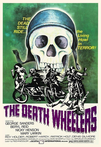 Death Wheelers Black Ornate Wood Framed Art Print with Double Matting by Hollywood Photo Archive