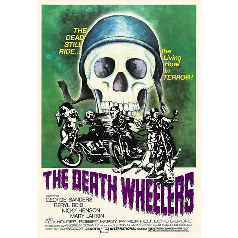 Death Wheelers Gold Ornate Wood Framed Art Print with Double Matting by Hollywood Photo Archive