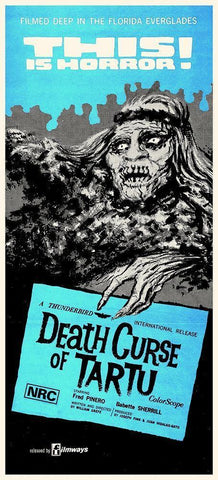 Death Curst of Tartu White Modern Wood Framed Art Print with Double Matting by Hollywood Photo Archive