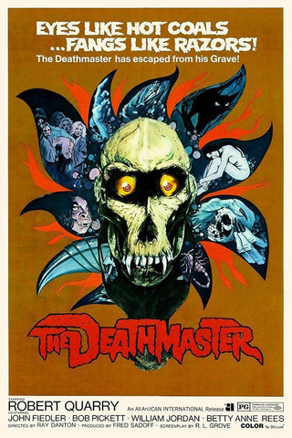 Deathmaster Black Ornate Wood Framed Art Print with Double Matting by Hollywood Photo Archive