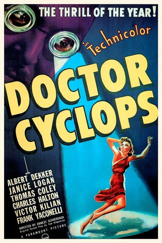 Doctor Cyclops Black Ornate Wood Framed Art Print with Double Matting by Hollywood Photo Archive