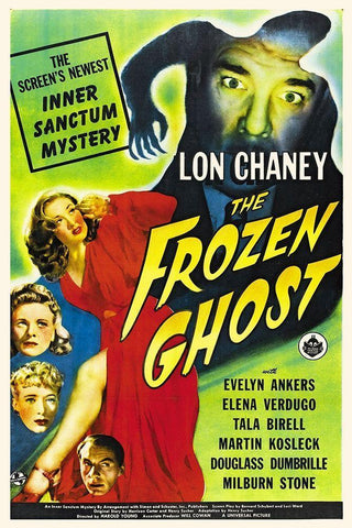 The Frozen Ghost White Modern Wood Framed Art Print with Double Matting by Hollywood Photo Archive