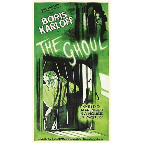 The Ghoul Gold Ornate Wood Framed Art Print with Double Matting by Hollywood Photo Archive