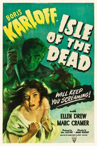 Ilse of the Dead RKO 1945 White Modern Wood Framed Art Print with Double Matting by Hollywood Photo Archive