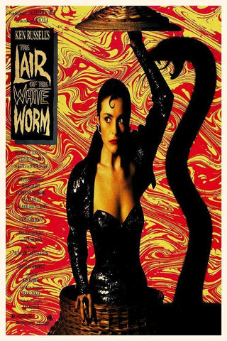 Lair of the White Worm Black Ornate Wood Framed Art Print with Double Matting by Hollywood Photo Archive