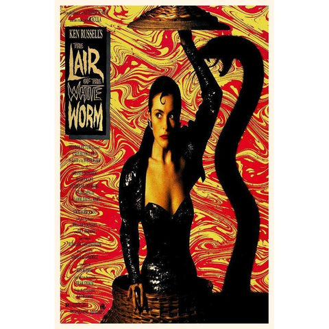 Lair of the White Worm Black Modern Wood Framed Art Print with Double Matting by Hollywood Photo Archive