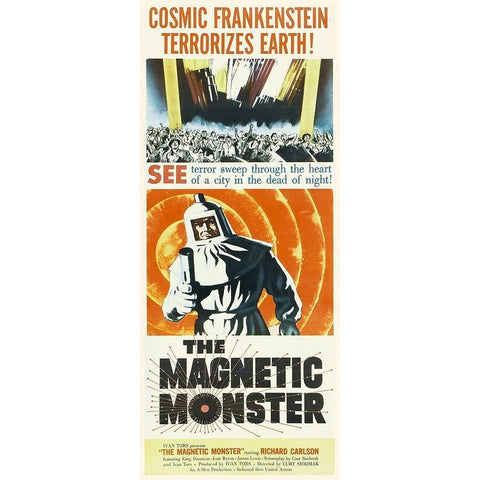 The Magnetic Monster Gold Ornate Wood Framed Art Print with Double Matting by Hollywood Photo Archive