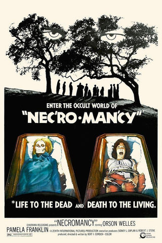 Necromancy Black Ornate Wood Framed Art Print with Double Matting by Hollywood Photo Archive