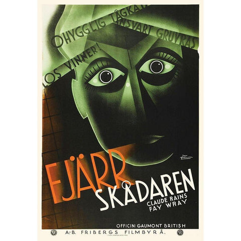 Swedish - The Clairvoyant White Modern Wood Framed Art Print by Hollywood Photo Archive