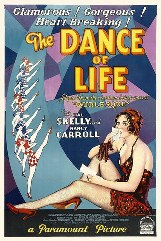 The Dance of Life Black Ornate Wood Framed Art Print with Double Matting by Hollywood Photo Archive