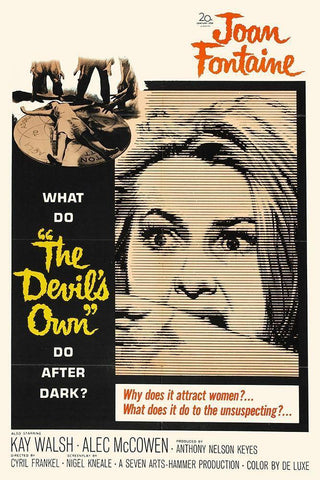 The Devils Own White Modern Wood Framed Art Print with Double Matting by Hollywood Photo Archive