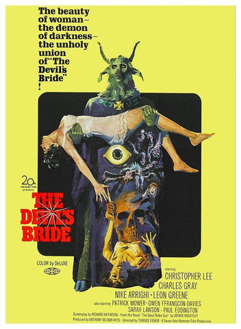 The Devils Bride Black Ornate Wood Framed Art Print with Double Matting by Hollywood Photo Archive