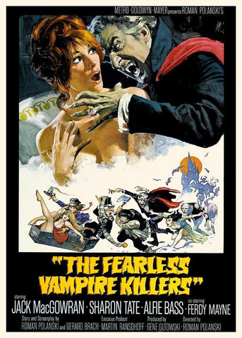 The Fearless Vampire Killers Black Ornate Wood Framed Art Print with Double Matting by Hollywood Photo Archive