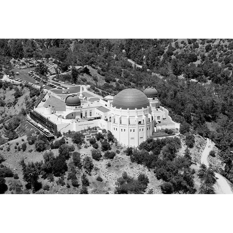 Griffith Observatory in Los Angeles California Gold Ornate Wood Framed Art Print with Double Matting by Highsmith, Carol