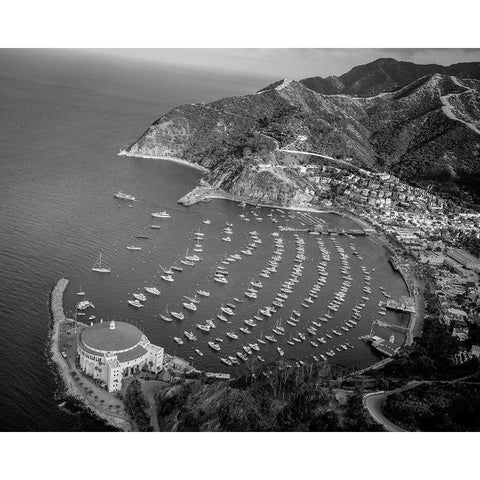 Santa Catalina Island California Black Modern Wood Framed Art Print with Double Matting by Highsmith, Carol