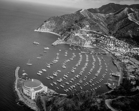 Santa Catalina Island California Black Ornate Wood Framed Art Print with Double Matting by Highsmith, Carol