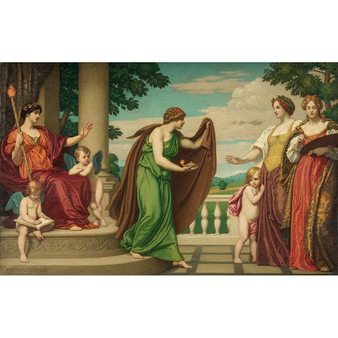 Tradition Gold Ornate Wood Framed Art Print with Double Matting by Cox, Kenyon