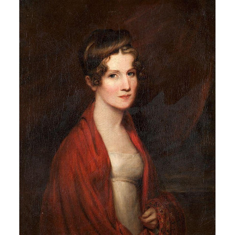 Mary Fairlie Cooper Gold Ornate Wood Framed Art Print with Double Matting by Dunlap, Wiliam