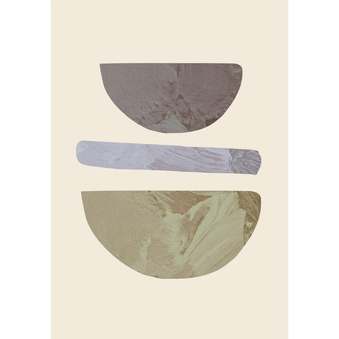 Collage 01 Black Modern Wood Framed Art Print by Uppsala Studio
