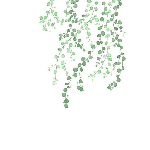 Birch Tree White Modern Wood Framed Art Print by Uppsala Studio