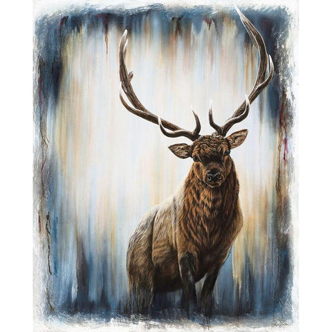 Standing Tall Black Modern Wood Framed Art Print by Bawden, Angela