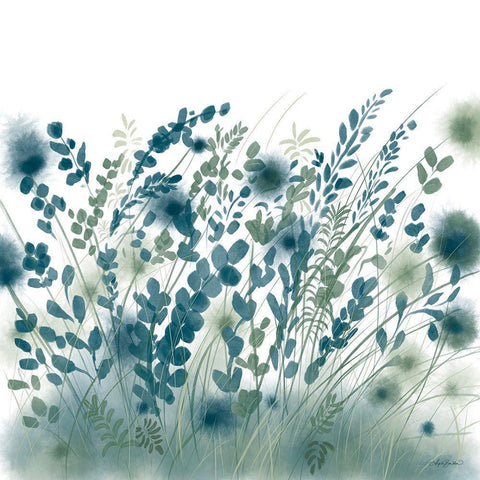 Wild Botanicals Black Modern Wood Framed Art Print by Bawden, Angela