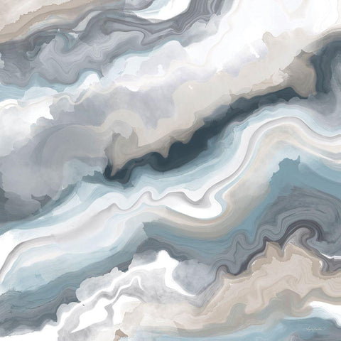 Every Drop Creates a Ripple 1 Black Modern Wood Framed Art Print with Double Matting by Bawden, Angela