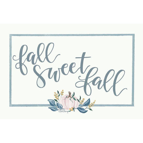 Fall Sweet Fall Black Modern Wood Framed Art Print by Chavez, April