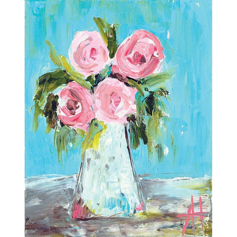 The Smell of Summertime Black Modern Wood Framed Art Print by Hilburn, Amanda