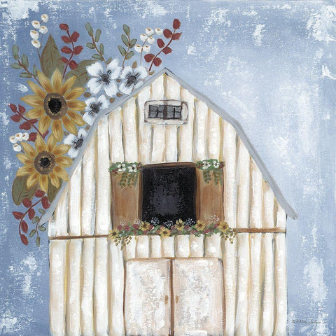 Rustic Memories Black Ornate Wood Framed Art Print with Double Matting by Justice, Ashley