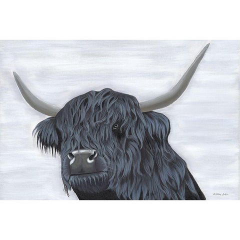 Samson Black Modern Wood Framed Art Print with Double Matting by Justice, Ashley