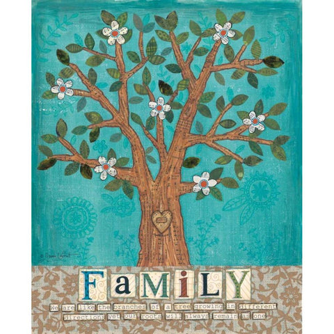 Home White Modern Wood Framed Art Print by Lapoint, Annie