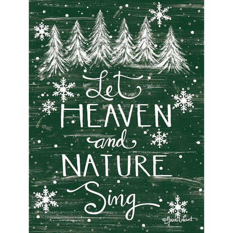 Let Heaven and Nature Sing     Gold Ornate Wood Framed Art Print with Double Matting by LaPoint, Annie