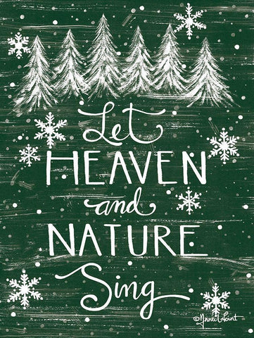 Let Heaven and Nature Sing     Black Ornate Wood Framed Art Print with Double Matting by LaPoint, Annie